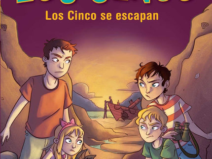 Libro Los Cinco Se Escapan: ¿Qué contiene el misterioso baúl escondido en la isla de Kirrin? Los Cinco creen que están t