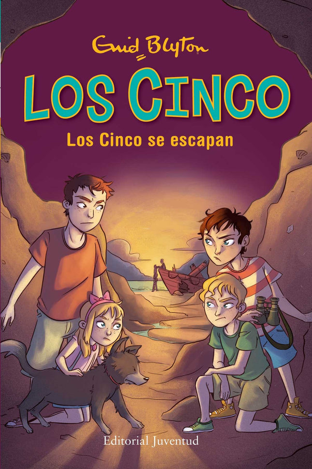Libro Los Cinco Se Escapan: ¿Qué contiene el misterioso baúl escondido en la isla de Kirrin? Los Cinco creen que están t