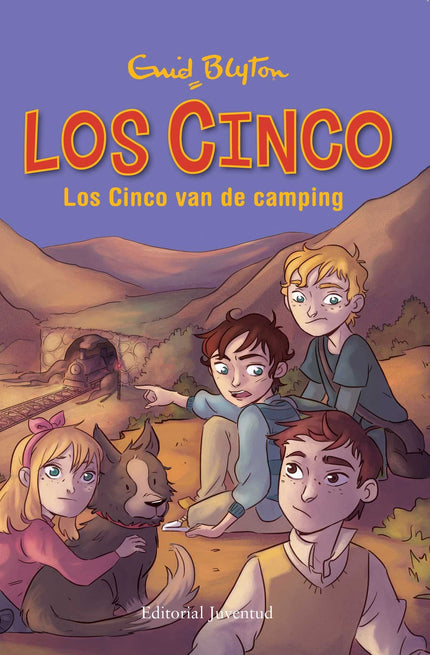 Libro Los Cinco Van De Camping: ¿Trenes fantasma que se desvanecen en la noche? ¡Tiene que haber una explicación lógica!