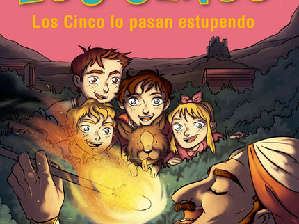 Libro Los Cinco Lo Pasan Estupendo: Los Cinco están pasando unos días de vacaciones en unas caravanas y descubren un cas