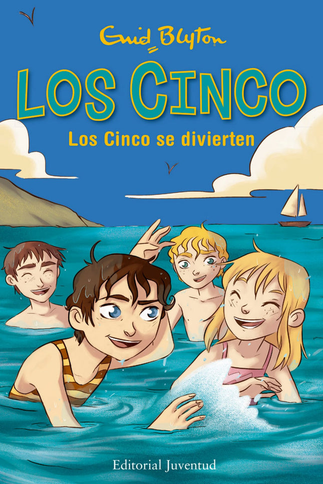 Libro Los Cinco Se Divierten: Los Cinco tienen que proteger a Berta, hija de un científico americano, amenazada de secue