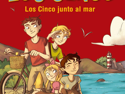 Libro Los Cinco Junto Al Mar: ¿Quién se arriesgaría a acercarse en las noches de tormenta a los traicioneros acantilados