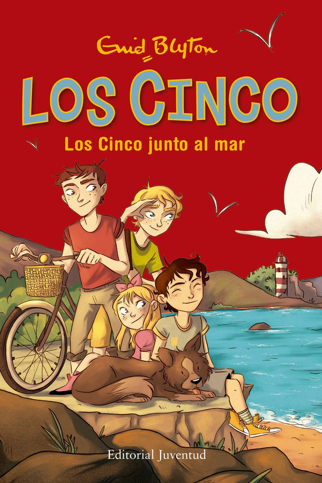 Libro Los Cinco Junto Al Mar: ¿Quién se arriesgaría a acercarse en las noches de tormenta a los traicioneros acantilados