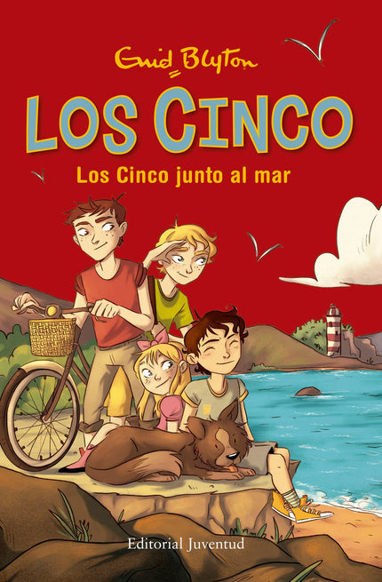 Libro Los Cinco Junto Al Mar: ¿Quién se arriesgaría a acercarse en las noches de tormenta a los traicioneros acantilados