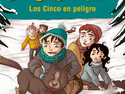 Libro Los Cinco Tras En Peligro: íLos Cinco se lo están pasando superbién en la nieve! Pero ¿quién vive en la misteriosa