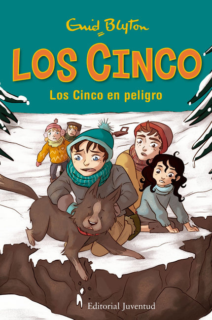 Libro Los Cinco Tras En Peligro: íLos Cinco se lo están pasando superbién en la nieve! Pero ¿quién vive en la misteriosa