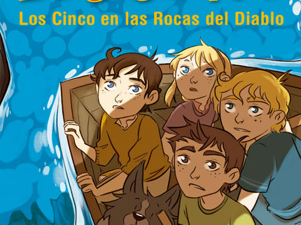 Libro Los Cinco En Las Rocas Del Diablo: Los Cinco están en un faro en las Rocas del Diablo, y oyen contar historias sob