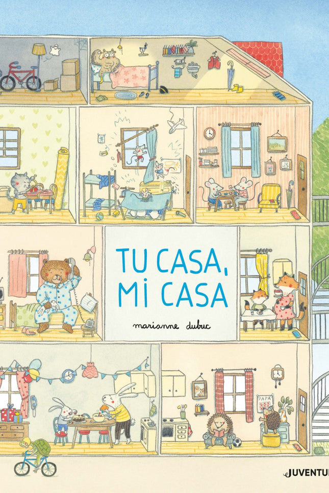 Libro Tu Casa, Mi Casa: En la calle de las Galletas, número 3, preparan una fiesta. ¡Hoy es el cumpleaños de Conejito!
