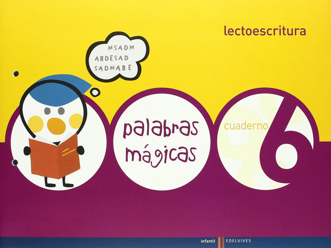 Libro (07).palabras Magicas (6).cuaderno Lectoescritura: .