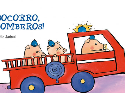 Libro ¡socorro, Bomberos!: Cuando el castillo se quema, los personajes empiezan a echarse la culpa entre ellos. Afortuna