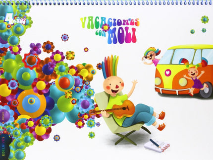 Libro Vacaciones Con Moli 4 Años: .