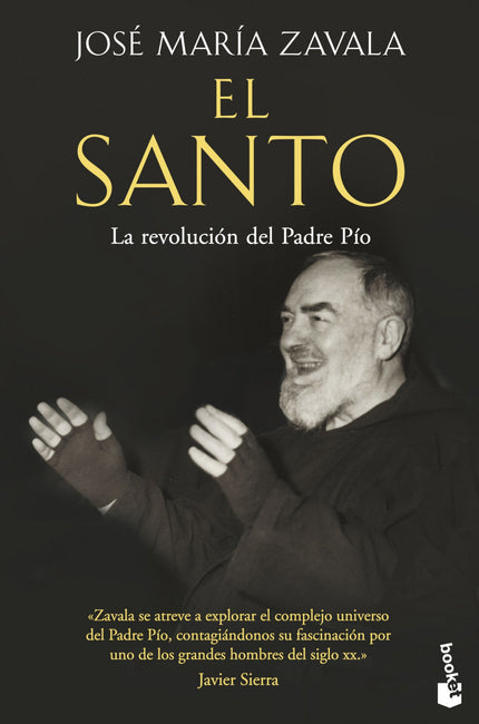 Libro El Santo: El Padre Pío de Pietrelcina nació en 1887 y murió en 1968 en el convento capuchino de San Giovanni Rotondo. Allí dedicó medio siglo, casi exclusivamente, a confesar a decenas de miles de personas que acudían a verle, atraídas por su fama de santidad y por los numerosos milagros y hechos extraordinarios que rodearon su vida.