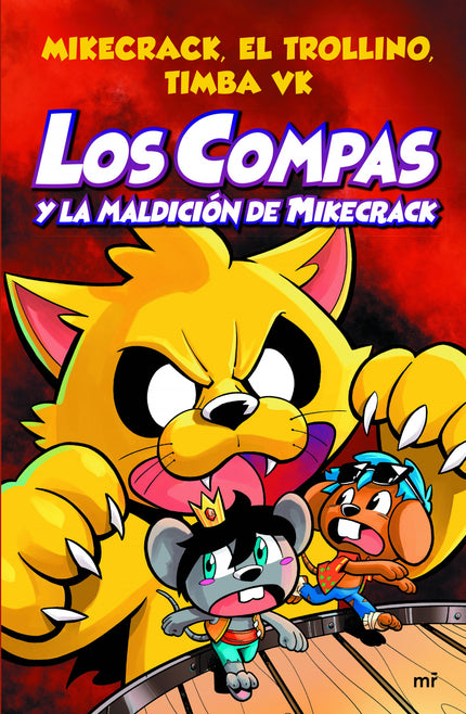 Libro Los Compas Y La Maldición De Mikecrack: Mike y Timba han organizado una gran fiesta de cumpleaños para Trolli en La Pluma Negra y ya está todo preparado: globos y confeti por todas partes, una gran tarta con velas y un montón de regalos. Pero algo no sale como estaba previsto?