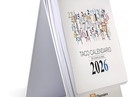Taco 2026 Calendario Del Corazon De Jesus Mesa - Numeros