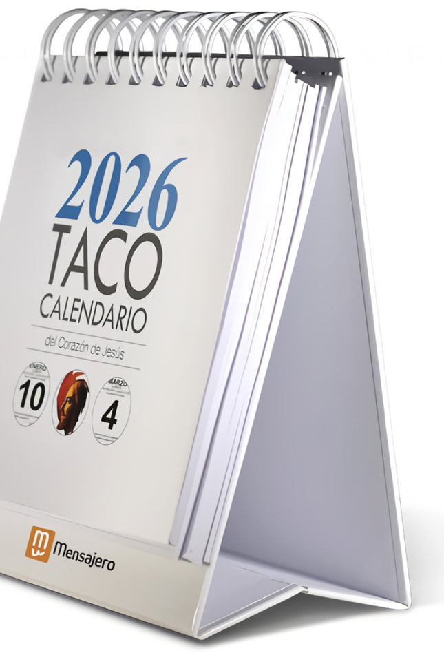 Taco 2026 Calendario Del Corazon De Jesus Notas Con Soporte