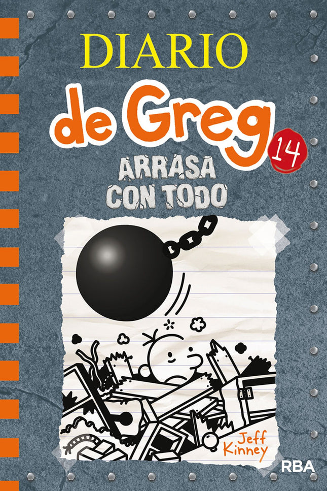Libro Arrasa Con Todo: Una herencia inesperada da a la familia de Greg Heffley la oportunidad de reformar su casa. Pero pronto averiguan que hacer obras no es tan sencillo como parecía.