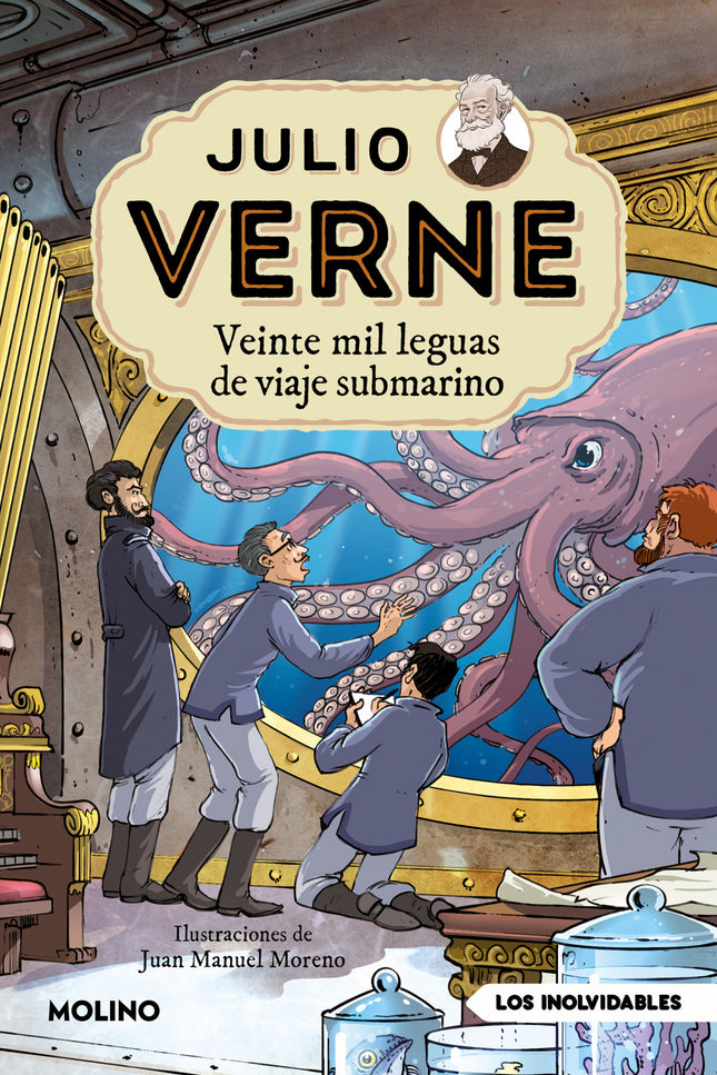 Julio Verne - Veinte Mil Leguas De Viaje Submarino (edición Actualizada, Ilustrada Y Adaptada)