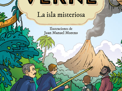 Julio Verne - La Isla Misteriosa (edición Actualizada, Ilustrada Y Adaptada)
