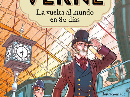 Julio Verne - La Vuelta Al Mundo En 80 Días (edición Actualizada, Ilustrada Y Adaptada)