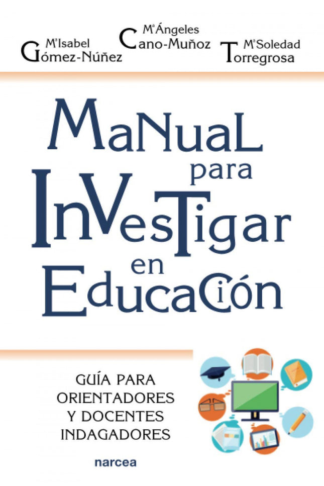 Libro Manual Para Investigar En Educación: Este manual pretende ser una guía práctica para el desarrollo e implementación del proceso de investigación en el ámbito educativo, ofreciendo una descripción detallada de los métodos cuantitativos, cualitativos y otros. Se dirige, principalmente, a los estudiantes universitarios de los Grados en Educación Infantil y Primaria, Pedagogía, Psicología, Máster en Psicopedagogía y Formación del Profesorado, así como a docentes y orientadores educativos en activo.