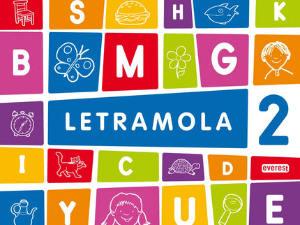 Libro Letramola 2 Educación Infantil: LETRAMOLA es un método de lectoescritura de base fonética que se basa en el aprendizaje lúdico. A través de las historias de tres personajes, el hada Lila, la bruja Brufina y el mago Benito, se presentan -mediante el lenguaje narrativo- cada uno de lo