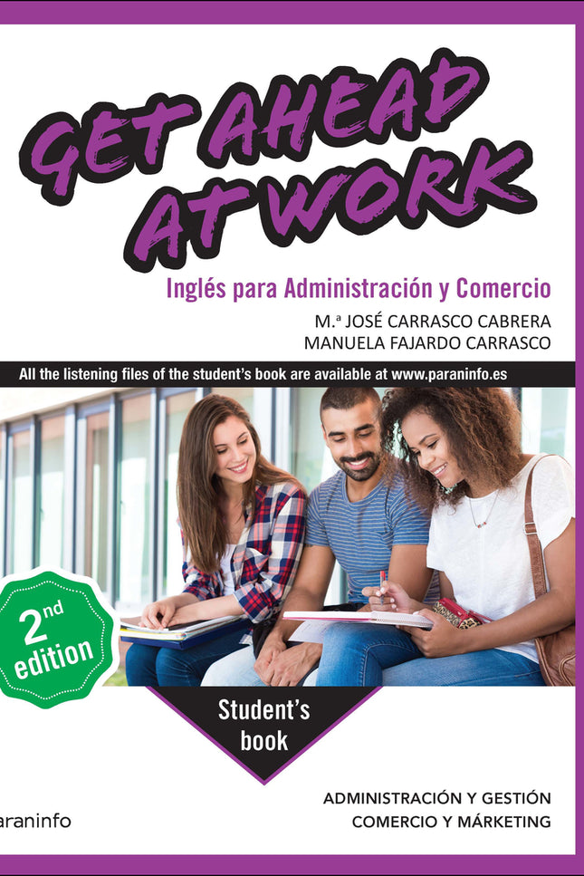 Get Ahead At Work. Inglés Para Administración Y Comercio 2.ª Edición 2024