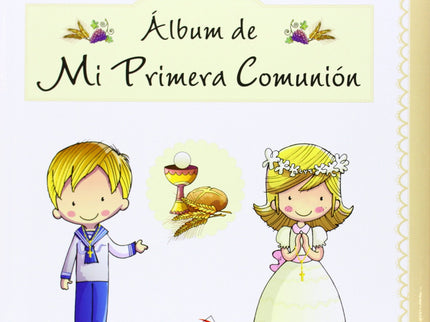 Libro Mi Primera Comunión: Con este precioso álbum los niños podrán conservar todos sus recuerdos personales sobre cómo 