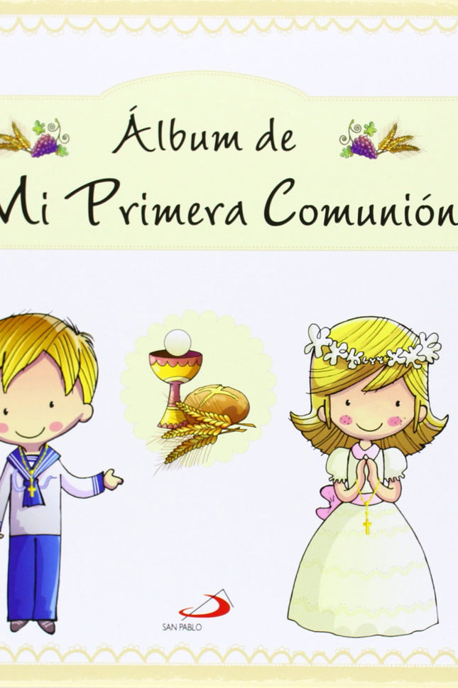 Libro Mi Primera Comunión: Con este precioso álbum los niños podrán conservar todos sus recuerdos personales sobre cómo 
