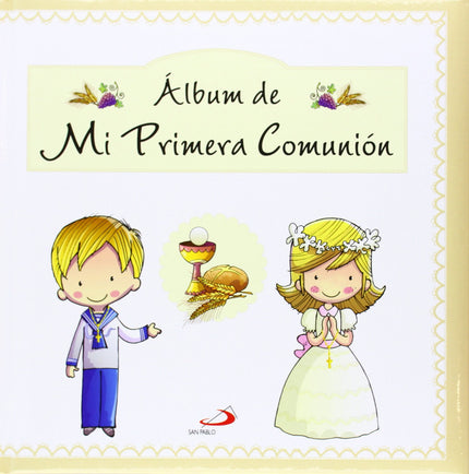 Libro Mi Primera Comunión: Con este precioso álbum los niños podrán conservar todos sus recuerdos personales sobre cómo 