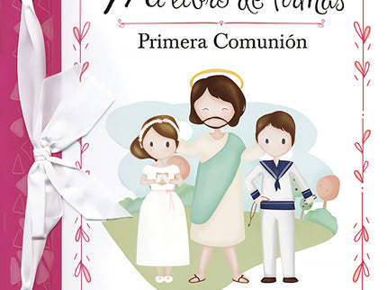 Libro Mi Libro De Firmas: Un bonito libro de firmas, disponible en dos versiones (azul y rosa), en el que los niños podr