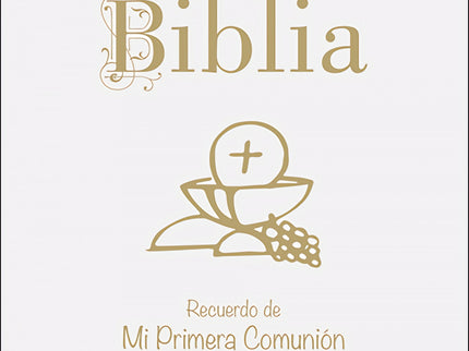 Libro La Santa Biblia: Edición especial de Primera Comunión de La Santa Biblia tamaño bolsillo, encuadernada en cartoné,