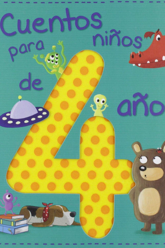 Libro Cuentos Para Niños De 4 Años: Nuevo volumen de la serie de cuentos por edades, dirigido a niños de 4 años, que contiene 14 preciosas y sencillas historias ilustradas que ayudarán a los niños a tener dulces sueños. Estos cuentos, protagonizados por niños, animales, superhéroes y criaturas fantásticas, se convertirán en la compañía perfecta para que los niños disfruten con ellos antes de irse a dormir.