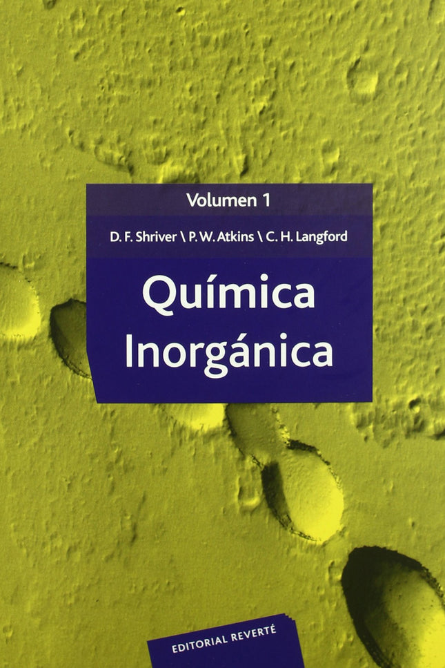 Química inorgánica. I - Vv.aa. - TAPA BLANDA O BOLSILLO