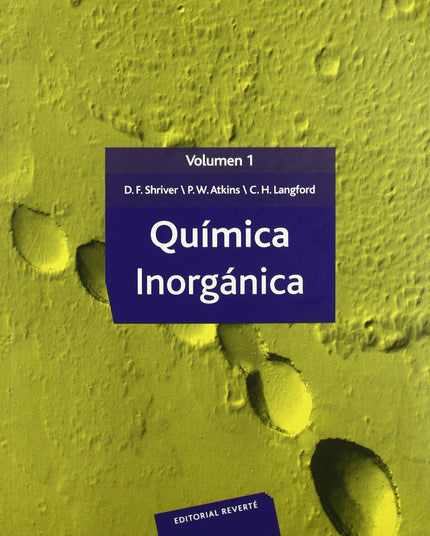 Química inorgánica. I - Vv.aa. - TAPA BLANDA O BOLSILLO