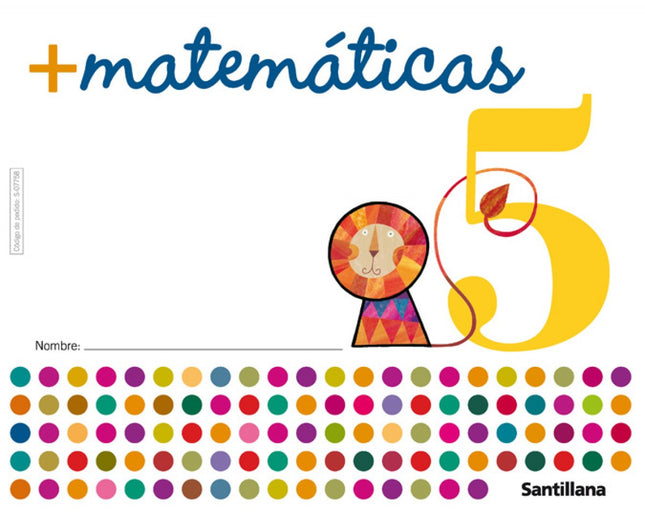 Libro Cuad.mas Matemat.5 (infantil): .