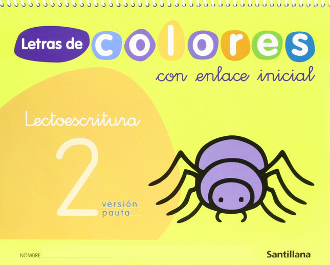 Libro Letras Colores 2 (+cuento) (3 Años) Lectoescritura: .