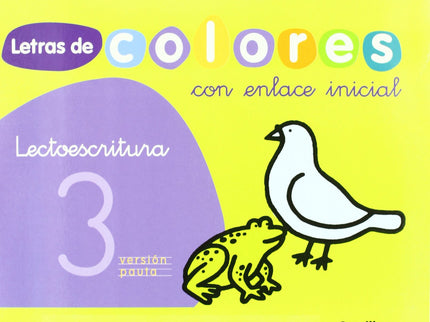 Libro Letras Colores 3 (+cuento) (4 Años) Lectoescritura: .