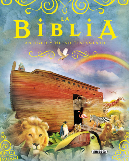 Libro La Biblia Antiguo Y Nuevo Testamento: Una versión infantil de la Biblia pensada para que los más pequeños se acerq