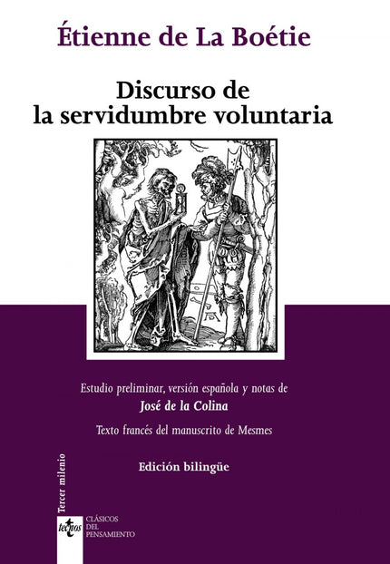 Libro Discurso De La Servidumbre Voluntaria. Discours De La Servitude Volontaire: El Discurso de la servidumbre voluntar