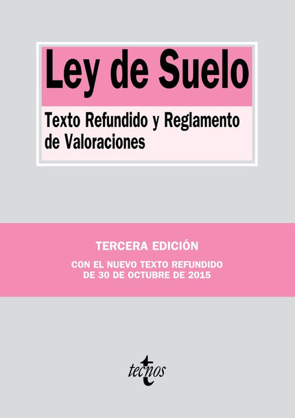 Ley de Suelo - Editorial Tecnos - Bolsillo