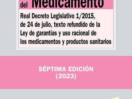 LA NUEVA LEY DEL MEDICAMENTO 7ªED - Editorial Tecnos - Tapa blanda