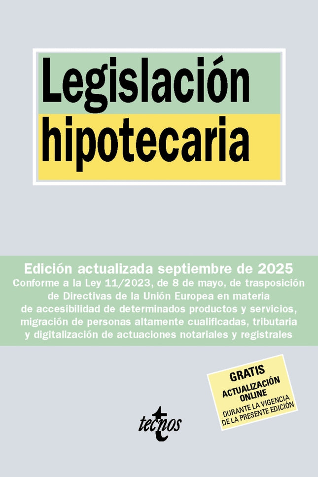 Legislación Hipotecaria