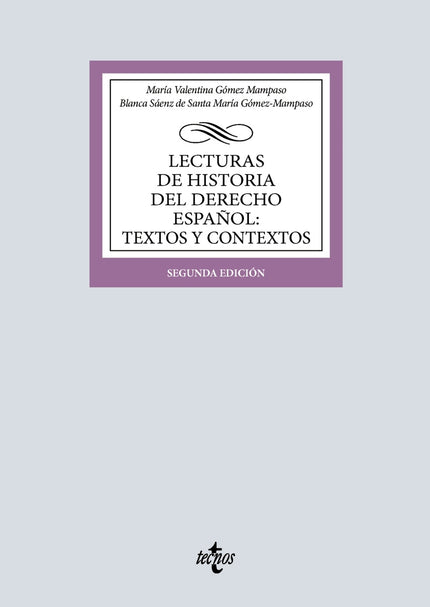 Lecturas De Historia Del Derecho Español: Textos Y Contextos