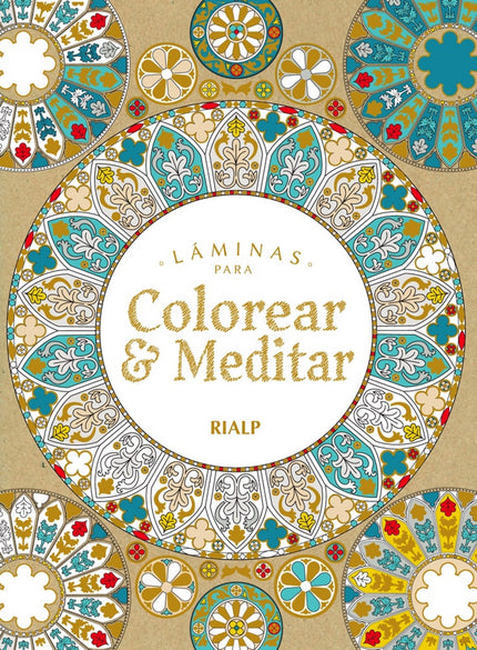 Portada del libro Láminas Para Colorear &meditar