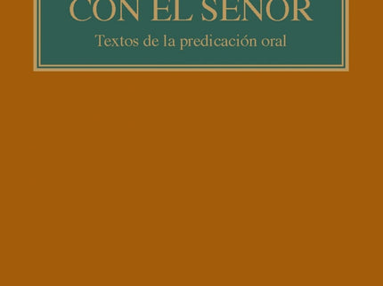 Libro En Diálogo Con El Señor: En diálogo con el Señor Textos para la predicación oral  Se recogen en este volumen veinticinco textos procedentes de la predicación de san Josemaría entre los años 1954 y 1975. Dirigidas en su momento a miembros del Opus Dei, sus palabras fueron publicadas para un público general en 2017, en el contexto de sus obras completas.