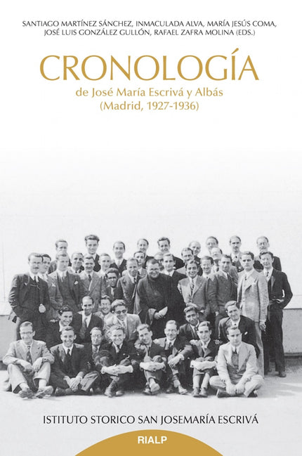 Libro Cronología De Jose María Escrivá Y Albás: José María Escrivá llega a Madrid en 1927. Al año siguiente funda el Opus Dei, y en menos de diez años es ya un sacerdote conocido en buena parte de los ambientes eclesiásticos y universitarios de la capital española.