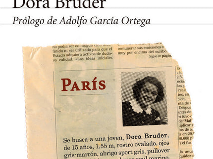 Dora Bruder - Patrick Modiano - Tapa blanda