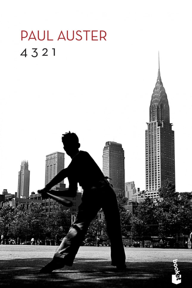 Libro 4 3 2 1: El único hecho inmutable en la vida de Ferguson es que nació el 3 de marzo de 1947 en Newark, Nueva Jersey. A partir de ese momento, varios caminos se abren ante él y le llevarán a vivir cuatro vidas completamente distintas, a crecer y a explorar de formas diferentes el amor, la amistad, la familia, el arte, la política e incluso la muerte, con algunos de los acontecimientos que han marcado la segunda mitad del siglo xx americano como telón de fondo.