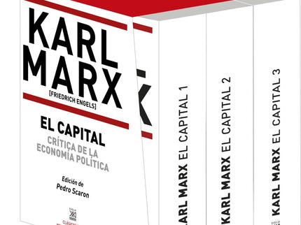 Libro Capital (3 Vols): El capital, obra ineludible para comprender el capitalismo, su historia y sus categorías, es sin