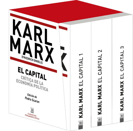 Libro Capital (3 Vols): El capital, obra ineludible para comprender el capitalismo, su historia y sus categorías, es sin